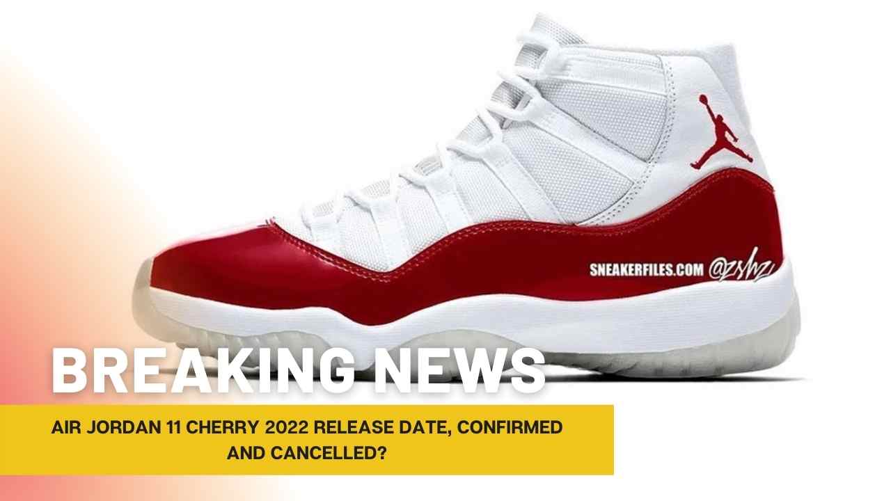 The new sneakers will be launched towards the end of 2022, obviously, and it is confirmed that the new  Air Jordan 11 Cherry will make a retail appearance!