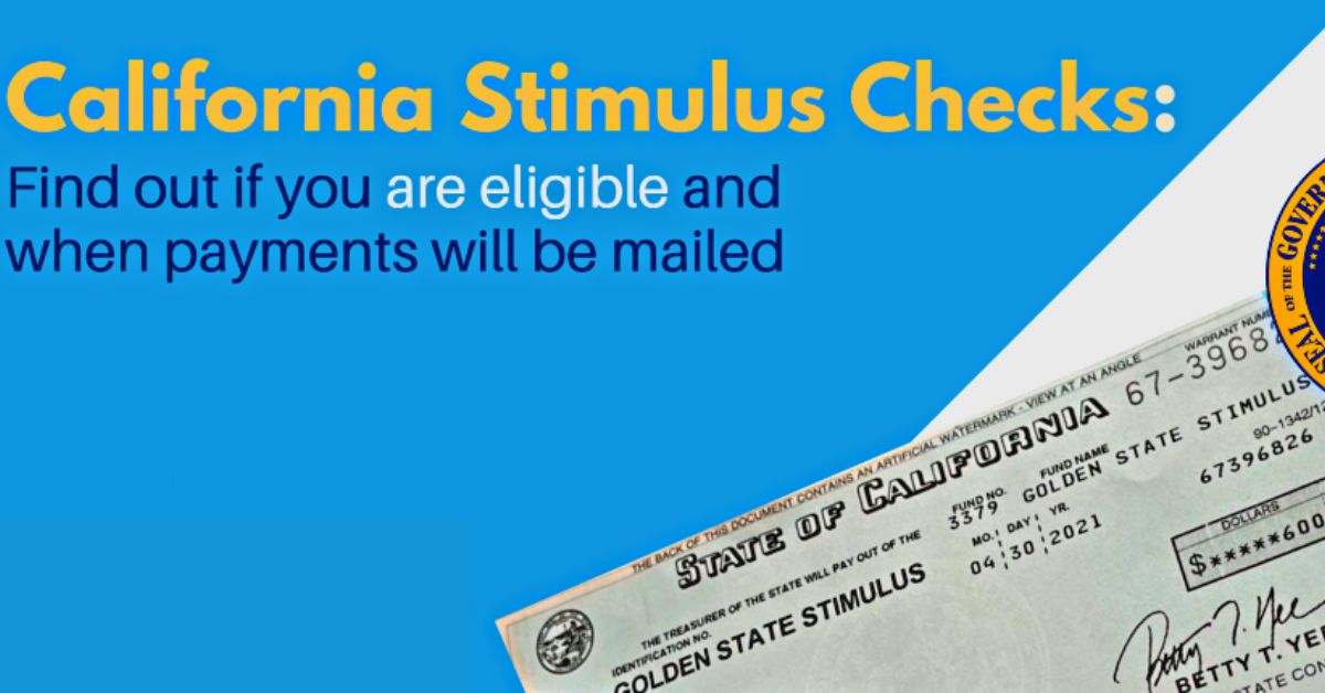 california stimulus check status