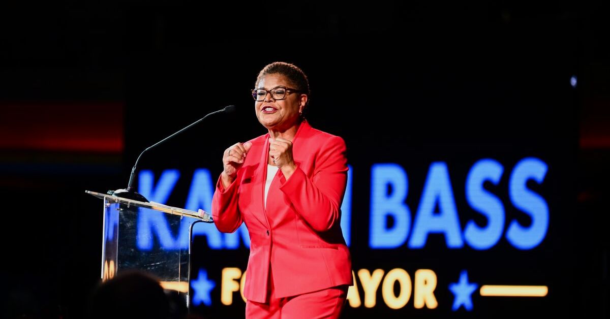 Karen Bass Is Elected As Los Angeles' First Female Mayor