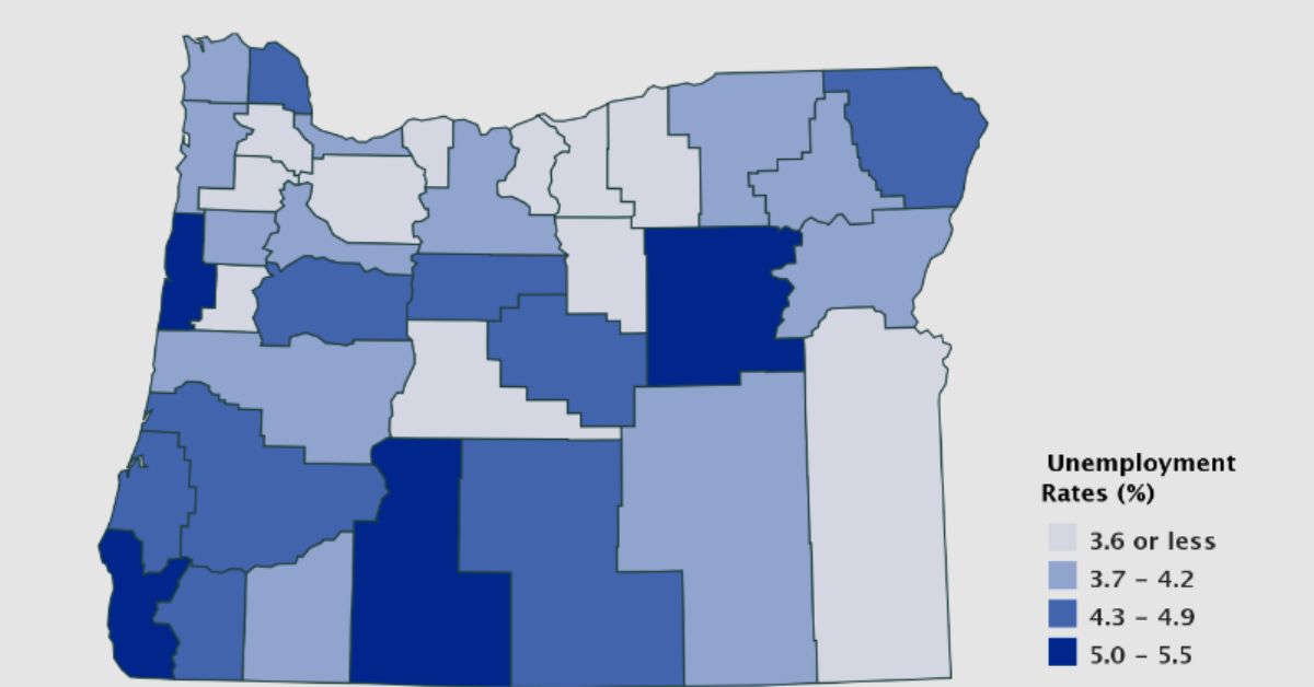 Oregon's Unemployment Rate Increased To 4.1% In October