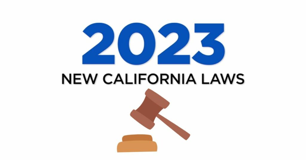 New California Laws In 2023