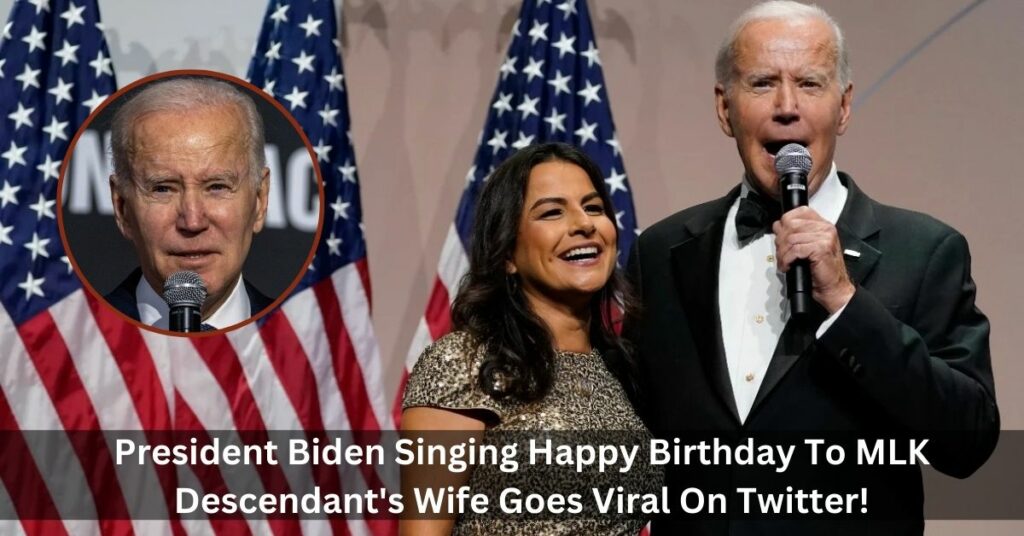 President Biden Singing Happy Birthday