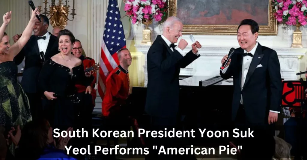 South Korean President Yoon Suk Yeol Performs "American Pie"