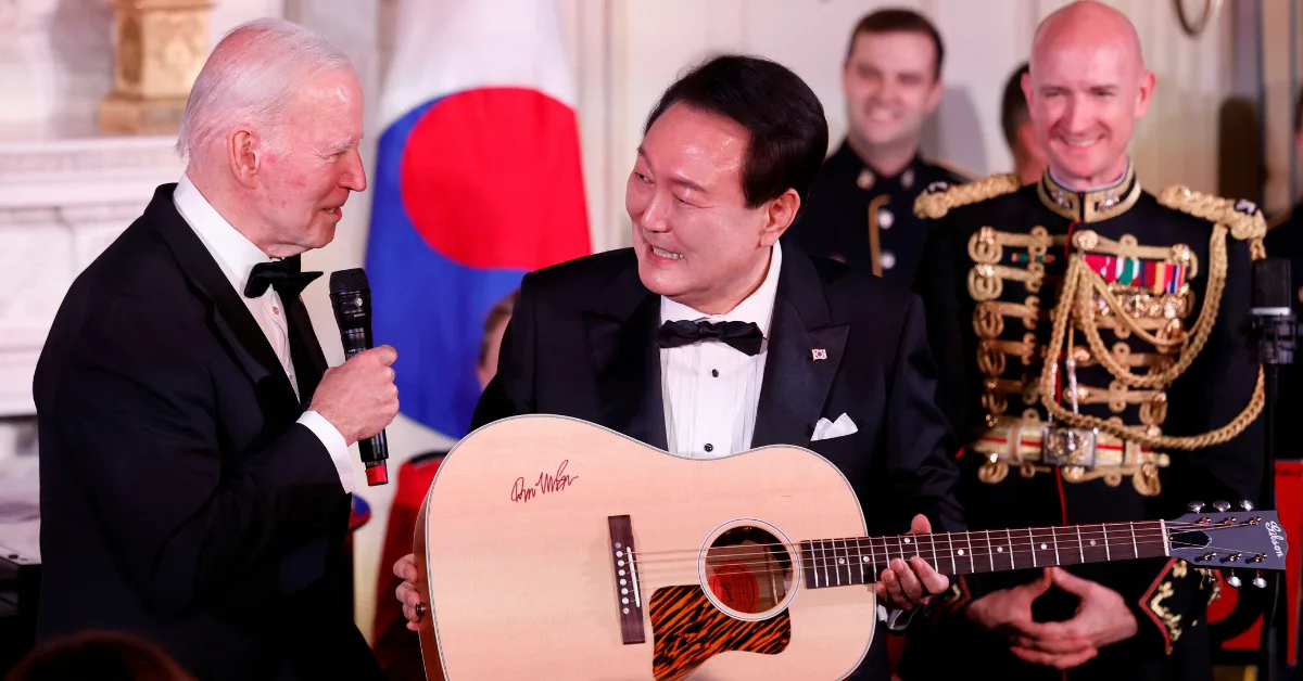 South Korean President Yoon Suk Yeol Performs American Pie