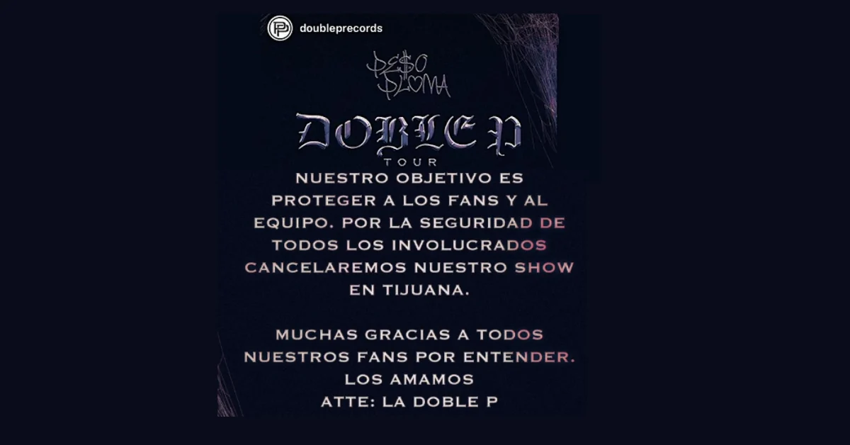 Doble P Records announced on Instagram