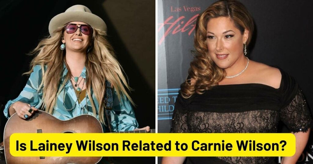 Is Lainey Wilson Related to Carnie Wilson?