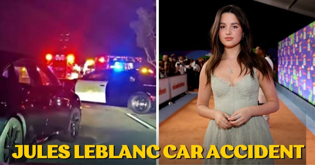 Jules Leblanc Car Accident